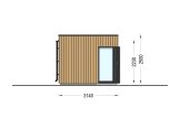 Domek ogrodowy drewniany PREMIUM (34 mm + elewacja), 5x3 m, 13 m² specification 5