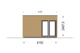 Domek ogrodowy drewniany PREMIUM (44 mm + elewacja, z izolacją PLUS), 5x4 m, 20 m² specification 3