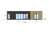 Dom drewniany letniskowy LUCIA 2 (44 mm + elewacja, z izolacją), 50 m² specification 2