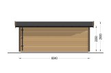 Domek ogrodowy drewniany ARTUR PLUS (34 mm + elewacja), 6x3 m, 15 m² specification 4