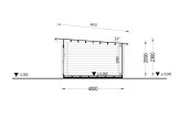 Domek ogrodowy drewniany DREUX F (34 mm), 5x4 m, 18 m² specification 6