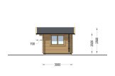 Domek ogrodowy drewniany WISSOUS (44 mm), 5x3 m, 15 m² specification 5