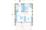 Dom drewniany całoroczny KAYA 4 (44 mm + elewacja, z izolacją PLUS), 64 m² specification 1