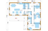 Dom drewniany całoroczny - mieszkalny PAULA PV (z izolacją, WT2021), 118 m² specification 1