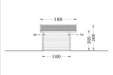 Domek ogrodowy drewniany DREUX (44 mm), 4x3 m, 12 m² specification 5