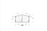 Dom drewniany całoroczny AVON (44+44 mm, z izolacją PLUS), 90 m² specification 6