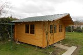 Domek ogrodowy drewniany LILLE (44+44 mm, z izolacją), 4x5 m, 20 m² customer 1