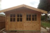 Domek ogrodowy drewniany LILLE (44+44 mm, z izolacją), 4x5 m, 20 m² customer 3