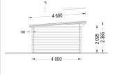 Domek ogrodowy drewniany DREUX F (44 mm), 5x4 m, 20 m² specification 5