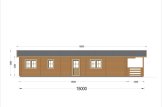 Dom drewniany całoroczny AVON (44+44 mm, z izolacją PLUS), 90 m² specification 2
