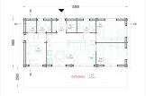 Dom drewniany całoroczny AGNES (44+44 mm, z izolacją), 75 m² specification 1