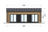 Dom drewniany całoroczny - mieszkalny ANGELA RV (z izolacją, WT2021), 43 m² specification 2