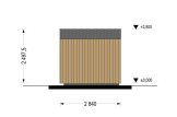 Domek ogrodowy drewniany PIA (34 mm + elewacja), 3x2 m, 6 m² specification 3
