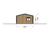Dom drewniany całoroczny - mieszkalny SELENE RV (z izolacją, WT2021), 54 m² specification 3