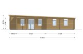 Model magazynowy: Dom drewniany letniskowy VICTORIA S (66+66 mm) , 171 m² specification 4