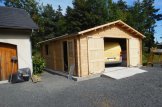 Garaż drewniany CLASSIC (44 mm), 6x6 m, 36 m² customer 1