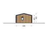 Dom drewniany całoroczny - mieszkalny NICOLE RV (z izolacją, WT2021), 68 m² specification 3