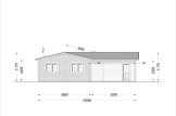 Dom drewniany letniskowy BERTA (44+44 mm), 72 m² - z tarasem 18 m² i z garażem 20 m² specification 5