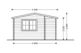 Domek ogrodowy drewniany OSLO (34+34 mm, z izolacją), 5x4 m, 20 m² specification 3