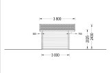 Domek ogrodowy drewniany LILLE (44 mm), 4x3 m, 12 m² specification 3