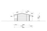 Dom drewniany całoroczny TOSCANA (44+44 mm, z izolacją), 53 m² - z tarasem 29 m² specification 5