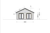 Dom drewniany letniskowy ANICA (44+44 mm), 71 m² specification 3