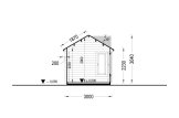 Domek ogrodowy drewniany CLOCKHOUSE (34 mm), 4x3 m, 12 m² specification 6