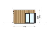 Domek ogrodowy drewniany PREMIUM (34 mm + elewacja), 5x4 m, 18 m² specification 5