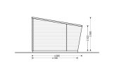 Domek ogrodowy drewniany HORTA (44 mm), 6x3 m, 18 m² specification 3
