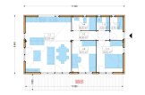 Dom drewniany letniskowy CARLA (44 mm + elewacja, z izolacją), 66 m² specification 1