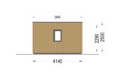 Domek ogrodowy drewniany PREMIUM (44 mm + elewacja, z izolacją PLUS), 6x4 m, 24 m² specification 5