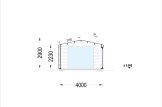 Garaż drewniany SILVIA (34 mm + elewacja), 4x6 m, 24 m² specification 6