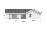 Dom drewniany całoroczny - mieszkalny PAULA PV (z izolacją, WT2021), 118 m² specification 2