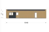 Dom drewniany letniskowy KAYA 3 (44 mm + elewacja), 70 m² specification 4