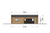 Dom drewniany letniskowy SELENE (44 mm + elewacja, z izolacją), 54 m² specification 4