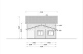 Dom drewniany całoroczny HOLLAND (44+44 mm), 113 m² - z tarasem 13 m² specification 4