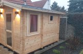 Sauna ogrodowa zewnętrzna ELDA (44 mm), 2,5x2,9 m, 7 m² customer 1