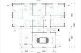 Dom drewniany całoroczny BERTA (44+44 mm, z izolacją), 72 m² - z tarasem 18 m² i z garażem 20 m² specification 1