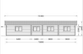 Dom drewniany letniskowy BRIGHTON (66 mm), 90 m² specification 5