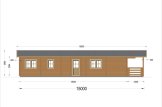 Dom drewniany letniskowy AVON (66 mm), 90 m² specification 2