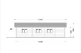 Dom drewniany całoroczny BERTA F (44+44 mm, z izolacją), 72 m² - z tarasem 18 m² i z garażem 20 m² specification 4