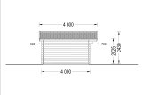 Domek ogrodowy drewniany DREUX (44 mm), 4x4 m, 16 m² specification 5