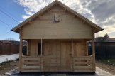 Domek letniskowy drewniany ALBI (66 mm), 5,6 x 5 m, 20 m² - z tarasem 8 m² customer 1