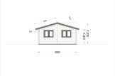 Dom drewniany letniskowy AGNES (44+44 mm), 75 m² specification 3