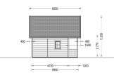 Dom drewniany letniskowy LIVINGTON (44 mm), 50 m² specification 6