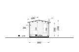 Domek ogrodowy drewniany POOLHOUSE (34 mm), 4x3 m, 11 m² specification 6