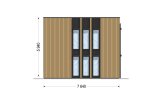 Dom drewniany całoroczny - mieszkalny KAYA 4L RV (z izolacją, WT2021), 50 m² specification 6