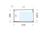 Domek ogrodowy drewniany PREMIUM (34 mm + elewacja), 5x4 m, 20 m² specification 6