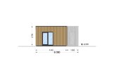 Dom drewniany letniskowy LUCIA 2 (44 mm + elewacja, z izolacją), 50 m² specification 3