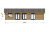 Dom drewniany całoroczny - mieszkalny JULIA RV (z izolacją, WT2021), 95 m² specification 2